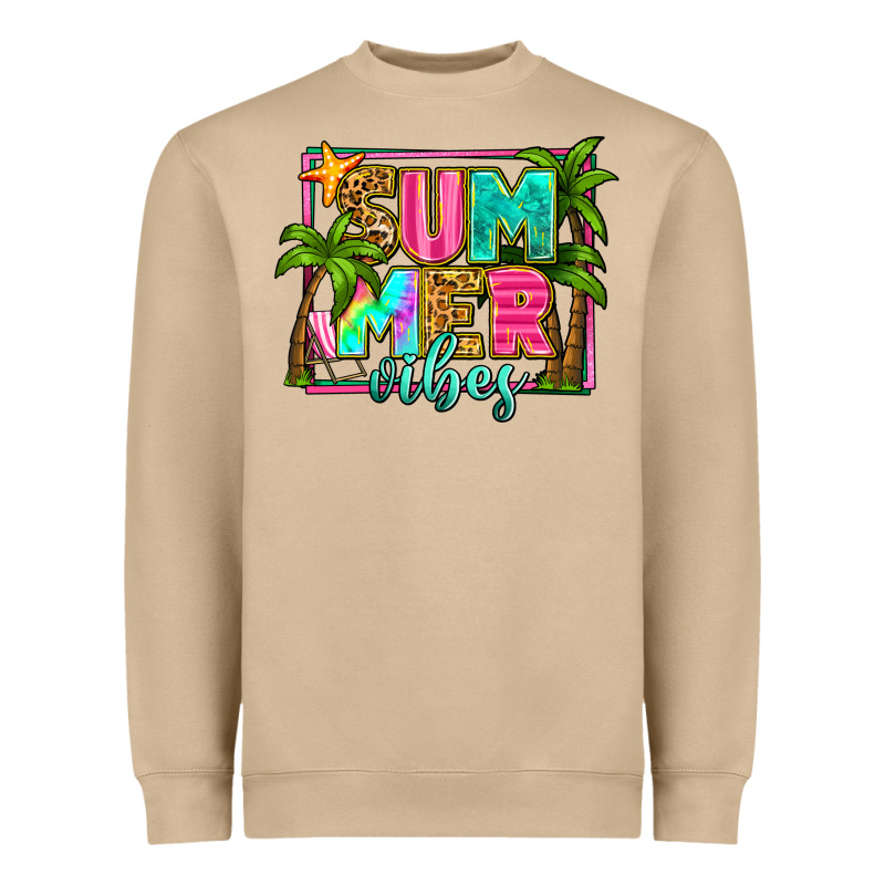 Summer Vibes Heavyweight Sweatshirt by Zillion Design Studio | Teevron