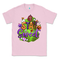 Bubblegum Pink stay sweet halloween Classic Tee - BundleAndBundleShop