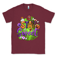 Burgundy stay sweet halloween Classic Tee - BundleAndBundleShop