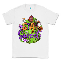 White stay sweet halloween Classic Tee - BundleAndBundleShop