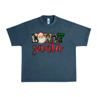 Midnight Navy howdy santa Urban Heavy Tee - FaDigitalArtStudio