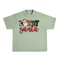 Oil Green howdy santa Urban Heavy Tee - FaDigitalArtStudio