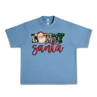 Pebble Blue howdy santa Urban Heavy Tee - FaDigitalArtStudio