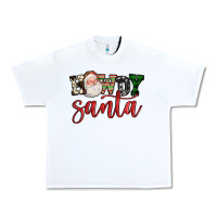 White howdy santa Urban Heavy Tee - FaDigitalArtStudio