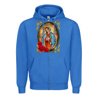 True Royal our lady of guadalupe frame Zipper Hoodie - BarkalooDesign