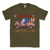 Army Green proud to be american truck Classic Tee - BundleAndBundleShop