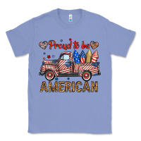 Colony Blue proud to be american truck Classic Tee - BundleAndBundleShop
