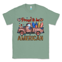 Sage proud to be american truck Classic Tee - BundleAndBundleShop