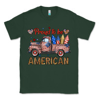 Sports Green proud to be american truck Classic Tee - BundleAndBundleShop