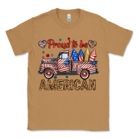 Toasted Coconut proud to be american truck Classic Tee - BundleAndBundleShop