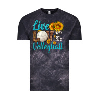 Cloud Black live love volleyball Vintage Tee - HRA Design Shop