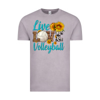 Vintage Zinc live love volleyball Vintage Tee - HRA Design Shop