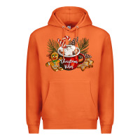 Carrot christmas vibes hot cocoa Premium Hoodie - LillyAllenDesigns