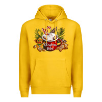 Lemon christmas vibes hot cocoa Premium Hoodie - LillyAllenDesigns
