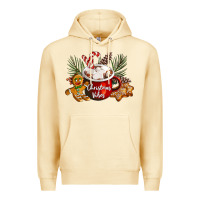 Pina Colada christmas vibes hot cocoa Premium Hoodie - LillyAllenDesigns