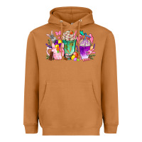 Meerkat Easter coffee cups with Bunny Heavyweight Hoodie - NancyCooperArtShop