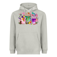 Moon Dust Easter coffee cups with Bunny Heavyweight Hoodie - NancyCooperArtShop