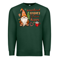 Sports Green gingerbread wishes cocoa kisses Premium Sweatshirt - MaliasSmallBusiness