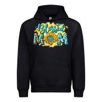 Black Blessed Mom with Sunflowers Urban Hoodie - texasbilliewilder