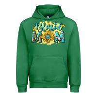 Emerald Blessed Mom with Sunflowers Urban Hoodie - texasbilliewilder