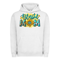 Pigment Lunar Rock Blessed Mom with Sunflowers Urban Hoodie - texasbilliewilder