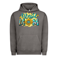 Pigment Tornado Blessed Mom with Sunflowers Urban Hoodie - texasbilliewilder