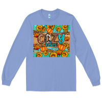 Colony Blue cozy vibes Long Sleeve Tee - Artiststas