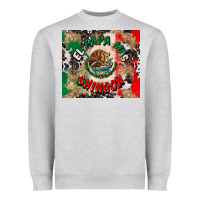 Heather Grey el papa mas chingon tumbler 3 Heavyweight Sweatshirt - CTS Tumbler Store