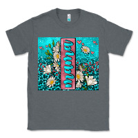 Charcoal Heather turquoise leopard mama Classic Tee - AdoDesignShop