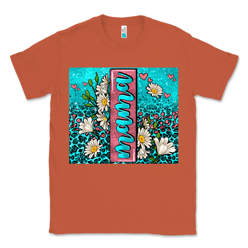 Turquoise Leopard Mama Classic Tee by AdoDesignShop | Teevron