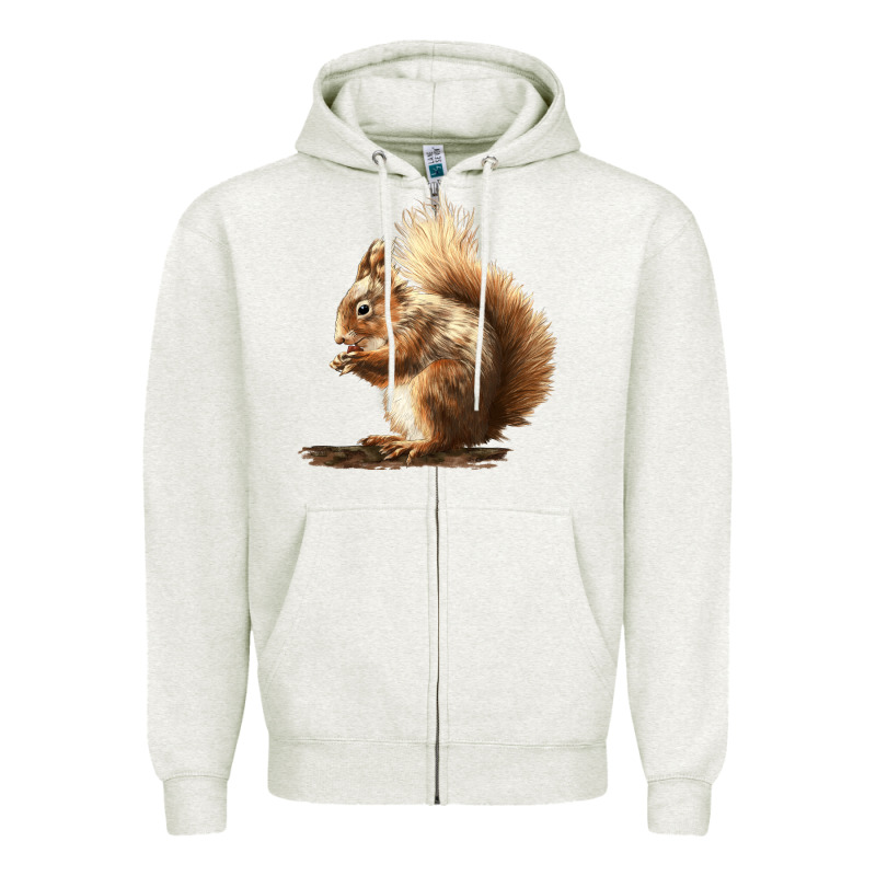 Squirrels Zipper Hoodie by LillyAllenDesigns | Teevron