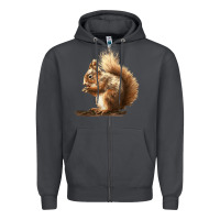 Smoke Squirrels Zipper Hoodie - LillyAllenDesigns