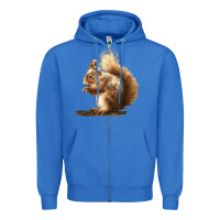 True Royal Squirrels Zipper Hoodie - LillyAllenDesigns