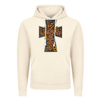 Vintage Artic leopard sunflower cross Vintage Hoodie - JahusDesignShop