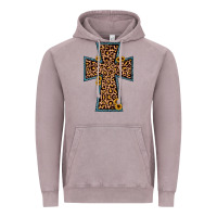 Vintage Zinc leopard sunflower cross Vintage Hoodie - JahusDesignShop