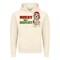 Vintage Artic merry and bright beagle Vintage Hoodie - RanaPortraitStore