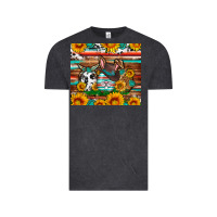 Vintage Black Easter eggs sunflower gemstone tumbler Easter Day Vintage Tee - Neo Western