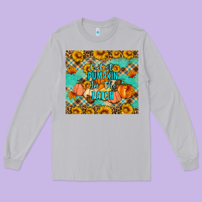 Cutest Pumpkin In The Patch Long Sleeve Tee Designed By Artiststas