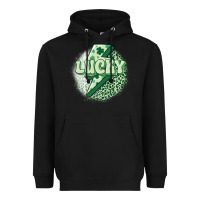Black st. patrick's day lucky Heavyweight Hoodie - MaliasSmallBusiness
