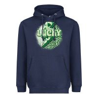 Navy st. patrick's day lucky Heavyweight Hoodie - MaliasSmallBusiness