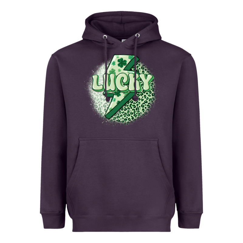 St. Patrick's Day Lucky Heavyweight Hoodie by MaliasSmallBusiness | Teevron