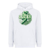 White st. patrick's day lucky Heavyweight Hoodie - MaliasSmallBusiness