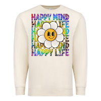 Sandshell happy mind happy life Premium Sweatshirt - NancyCooperArtShop