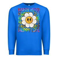 True Royal happy mind happy life Premium Sweatshirt - NancyCooperArtShop