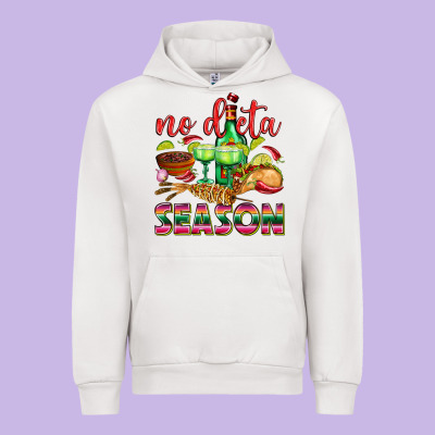 No Dieta Season Urban Hoodie Designed By Texasbilliewilder