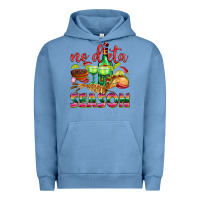 Pigment Pebble Blue No Dieta Season Urban Hoodie - texasbilliewilder
