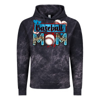 Cloud Black baseball mom with leopard Vintage Hoodie - Zillion Design Studio