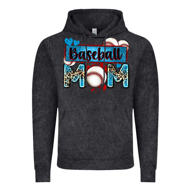 Baseball Mom With Leopard Vintage Hoodie by Zillion Design Studio | Teevron