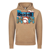 Vintage Coffee baseball mom with leopard Vintage Hoodie - Zillion Design Studio