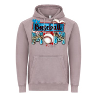 Vintage Zinc baseball mom with leopard Vintage Hoodie - Zillion Design Studio